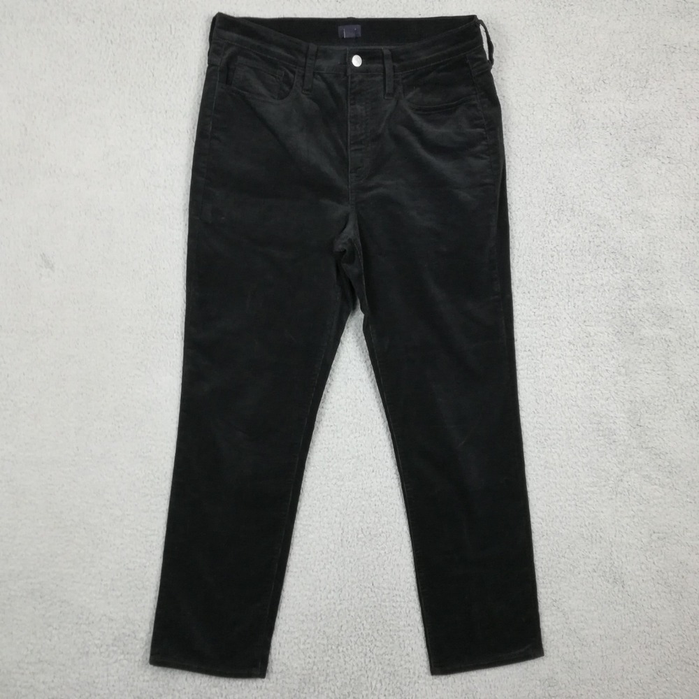 J. Crew Womens Pants‎ Skinny Corduroy Black High Rise Stretch 30